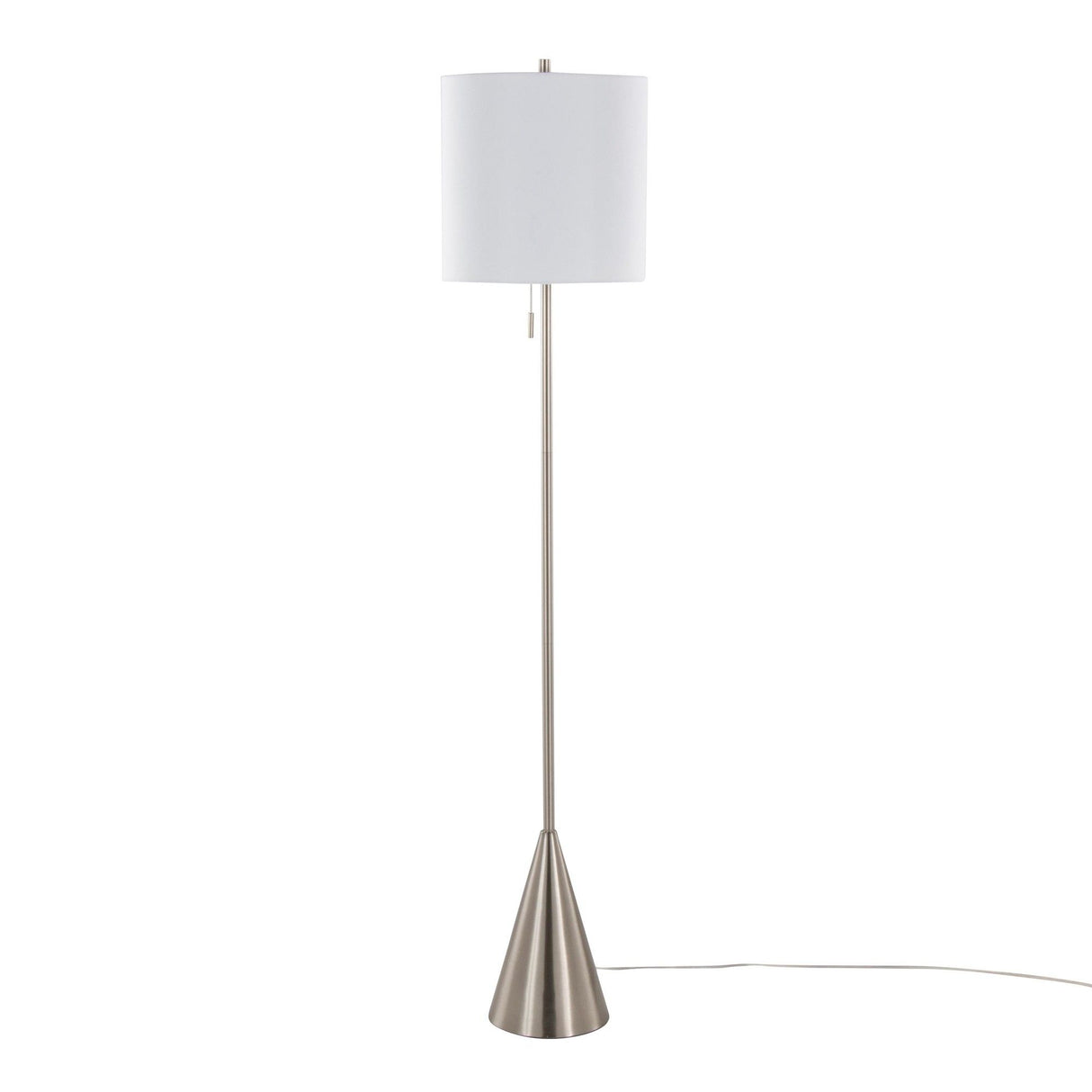 Cone - Contemporary Metal Floor Lamp From Grandview Gallery