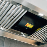 Summerset 60-in Outdoor Rated Vent Hood w/ 2,000 CFM Motor & Mounting Bracket - VH60-2