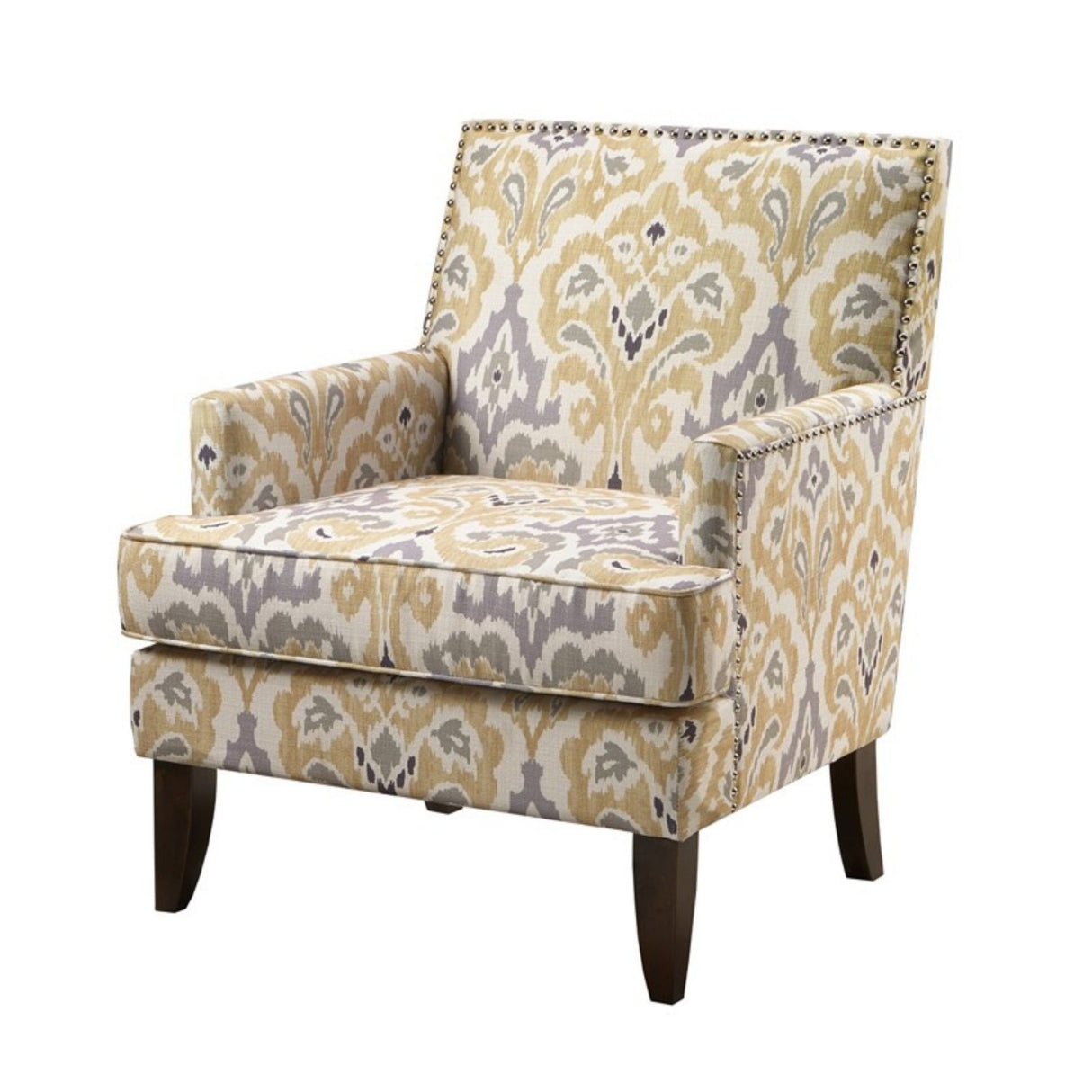 Colton - Track Arm Club Chair With Nailhead Trim