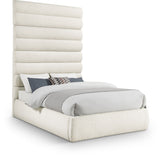 Adam - Boucle Fabric Bed With 89" Headboard