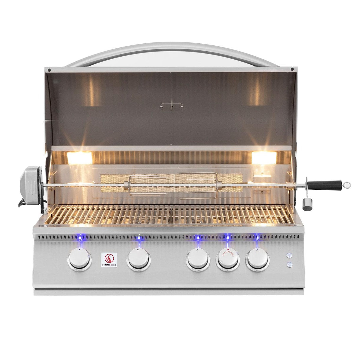 Summerset Sizzler Pro 32-in 4 Burner Built-In Propane Gas Grill w/ Rear Infrared Burner -SZRPRO32L