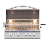 Summerset Sizzler Pro 32-in 4 Burner Built-In Natural Gas Grill w/ Rear Infrared Burner - SZRPRO32