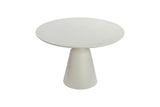 Palea - Indoor Outdoor Dining Table - White Concrete Finish