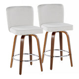 Henry - 26" Fixed-Height Counter Stool With Swivel (Set of 2)