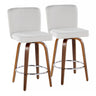 Henry - 26" Fixed-Height Counter Stool With Swivel (Set of 2)