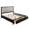 Opel - Storage Bed With LED Headboard