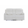 Blanche - Console Reclining Loveseat With LED Lights
