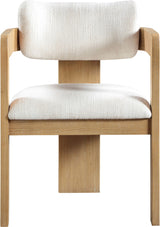 Sacha - Linen Dining Chair With Natural Base (Set of 2)