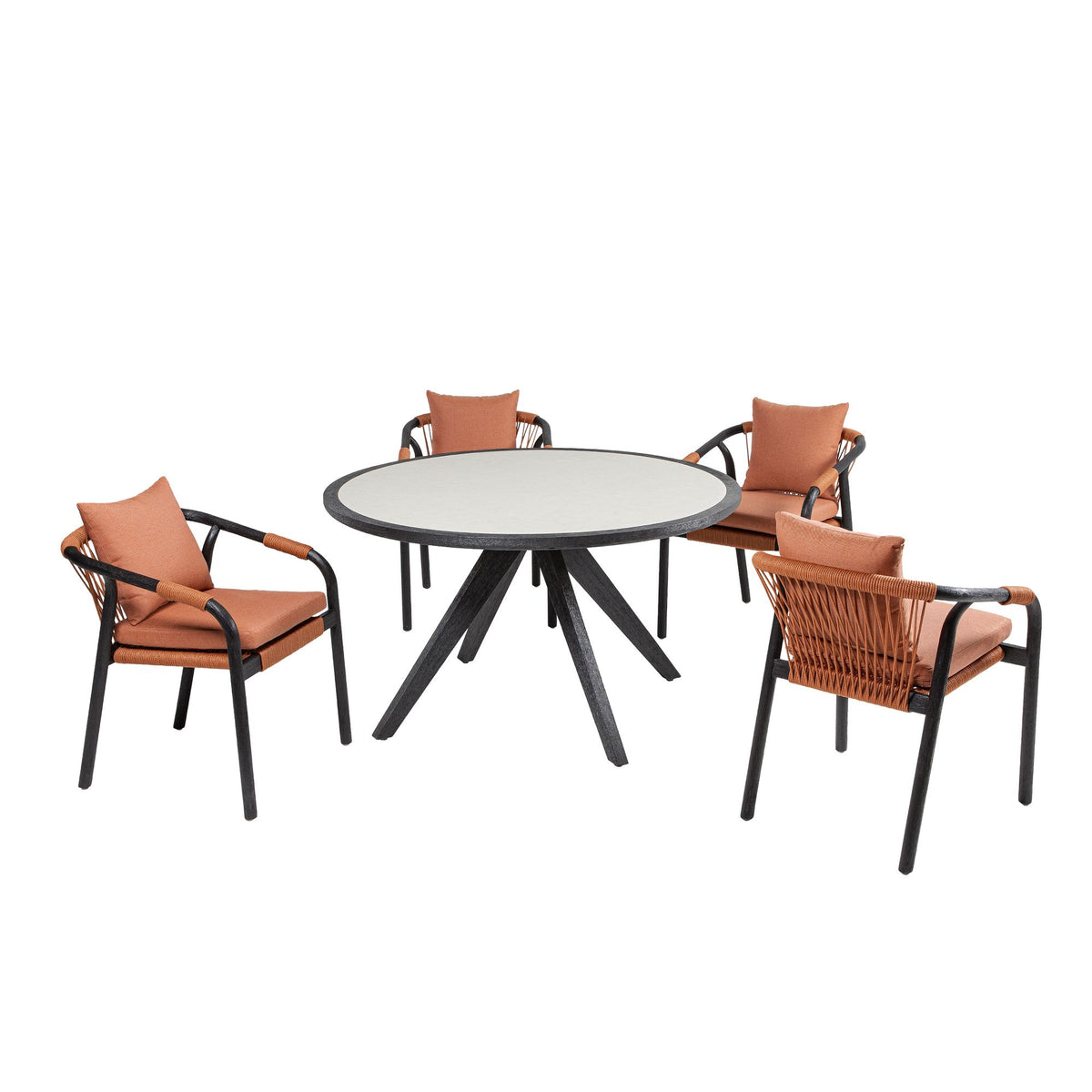 Cezar - Outdoor Dining Set With Cushions