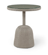 Seacrest - Tempered Glass Top And Wicker Outdoor Patio Counter Height Table