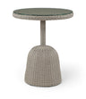 Seacrest - Tempered Glass Top And Wicker Outdoor Patio Counter Height Table