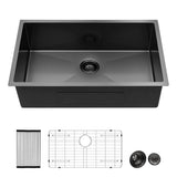 Undermount Kitchen Sink With Deep Single Bowl