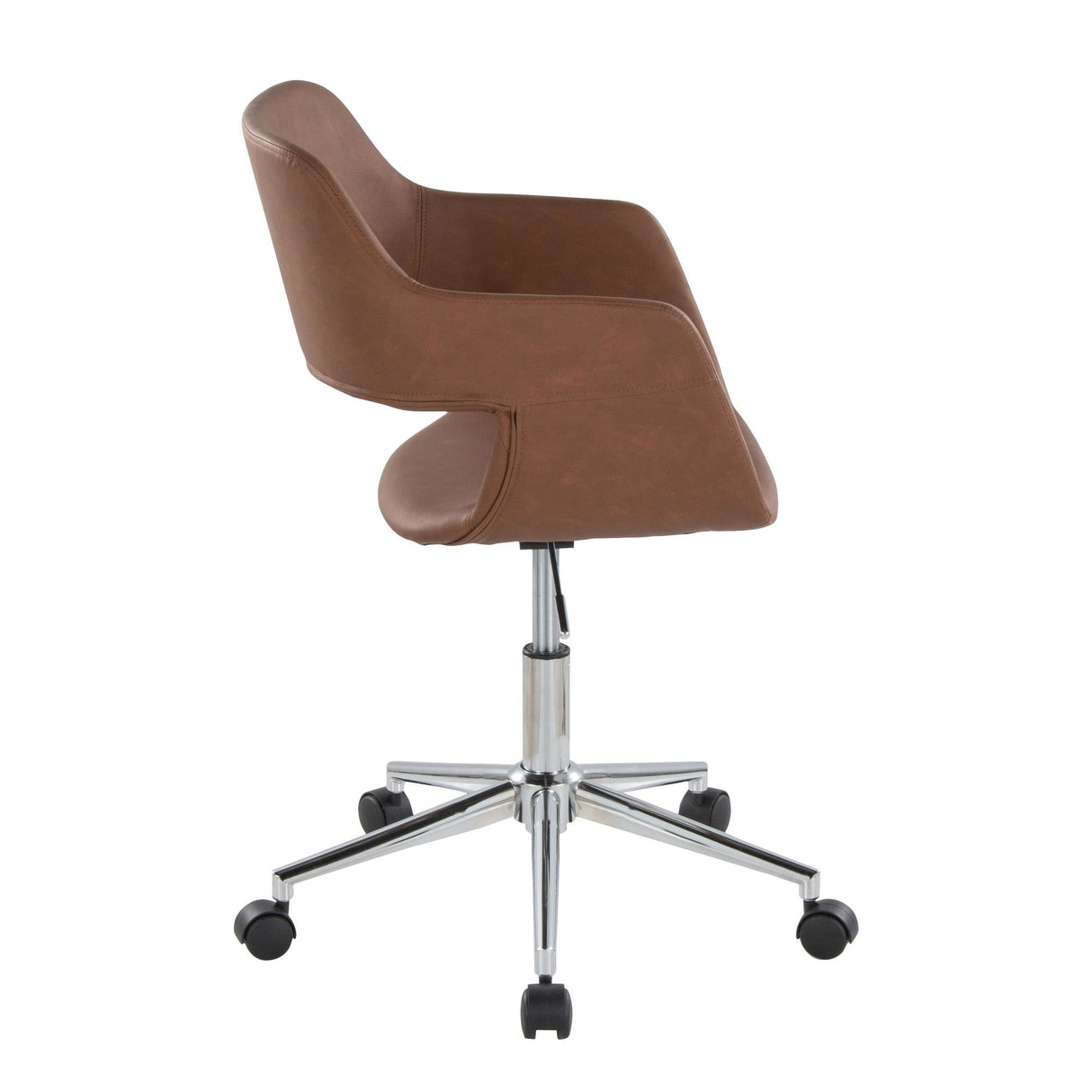 Margarite - Task Chair - Chrome Metal