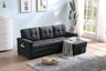 Kinsley - Sleeper Sectional Sofa Chaise With USB Charger And Tablet Pocket