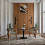 Sacha - Velvet Dining Chair With Brown Base (Set of 2)