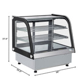 27 in. Drop-In Countertop Display Refrigerator in Black (DICDC-120-BK)