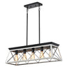 Chandelier Pendant Light For Dining Room Kitchen, 5 Light Fixture With Adjustable Height