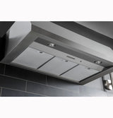 GE Profile UBW36YIEWSS range hood - control detail