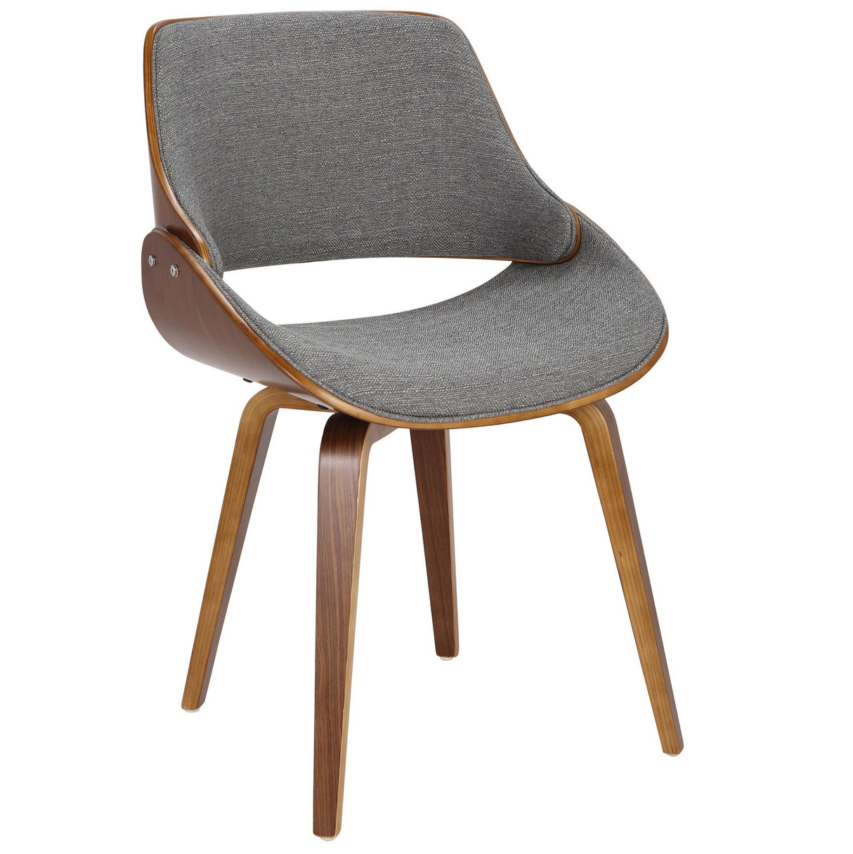 Folia - Round Fabrizzi 3 Piece Dining Set - Dark Gray