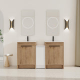 Freestanding Bathroom Vanity & Sink, Storage Cabinets, Soft Closing Doors