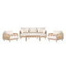 Wavefront - 4-Piece Outdoor Conversation Set With Cushions