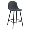 Modern Bar Chair Rounded Backrest (Set of 2)