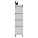Drawer Metal Locking Vertical File Cabinet With Wheels Heavy Duty Lockable Storage