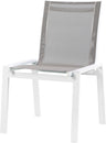 Nizuc - Outdoor Patio Dining Chair With White Frame (Set of 2)