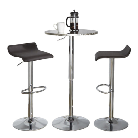 Ale - Round Bar Set - Chrome Metal