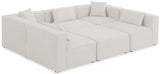 Cube - Linen 6 Piece Modular Sectional