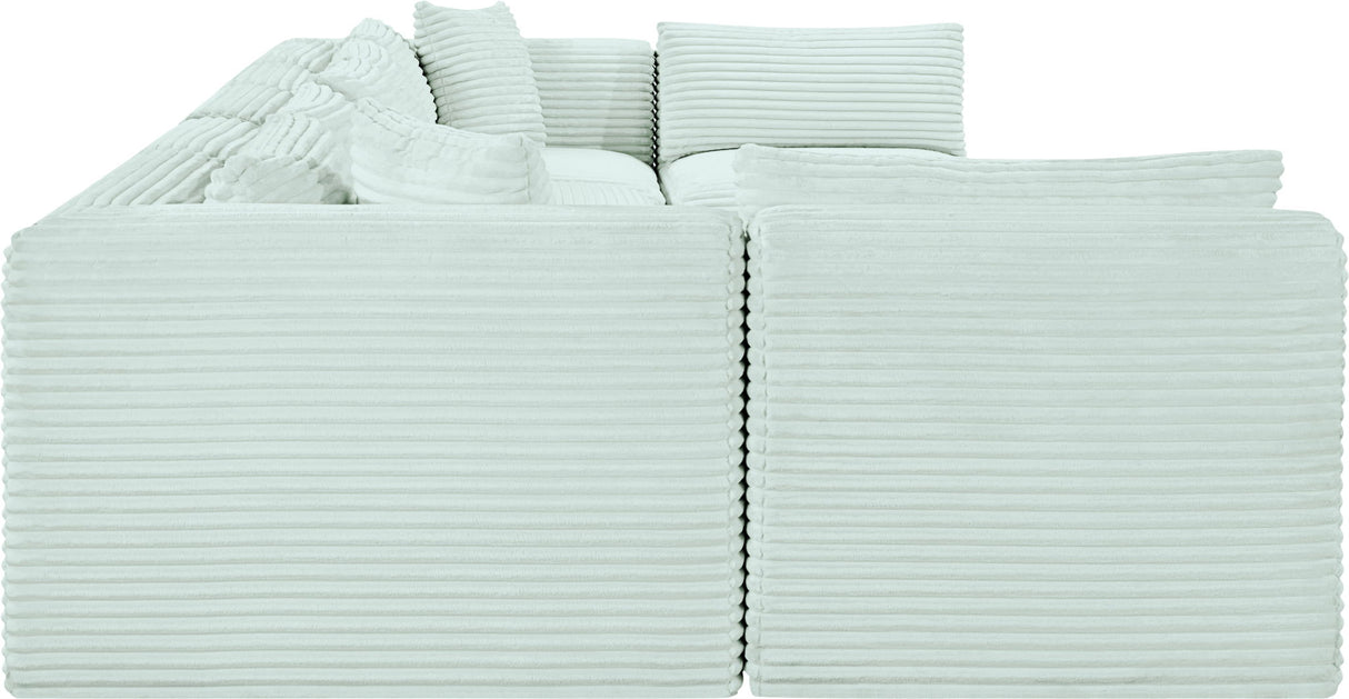 Shaggy - 7 Piece Modular U-Shaped Armless Sectional