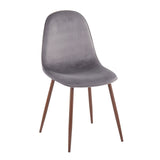 Folia - Pebble 7 Piece Dining Set - Dark Gray
