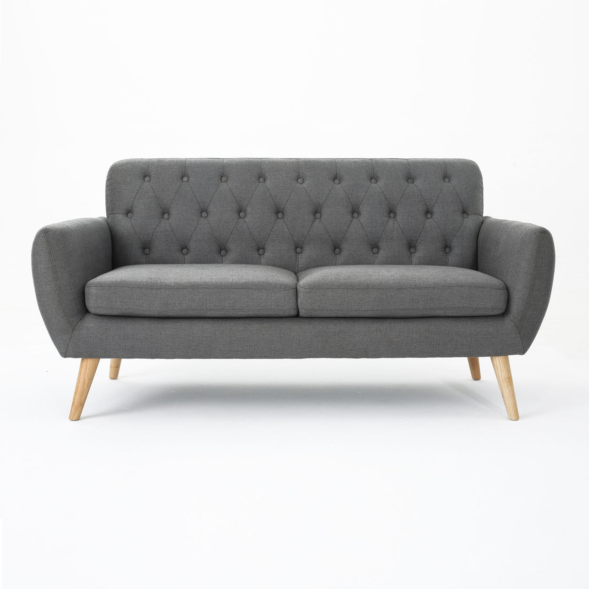 Mid - Century Tufted Loveseat
