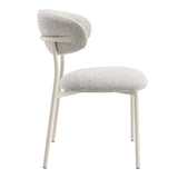Kalam - Side Chair (Set of 2) - Gray Fabric & Beige