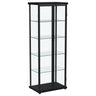 Nevra - 4 Shelf Display LED Curio Cabinet