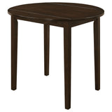 3 Piece Dining Set With Drop Leaf Table And Upholstered Chairs