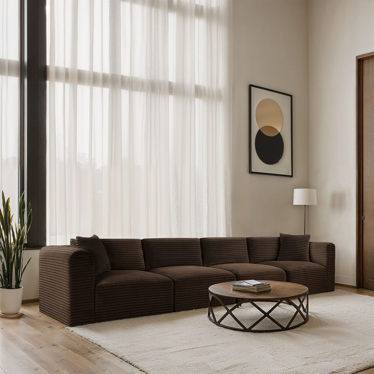 Shaggy - 4 Seat Modular Sofa