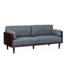 Mid - Century 3 Seater Sofa With Pillow Cushions