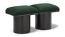 Pavilion - 2 Piece Modular Bench With Black Base