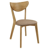 Barlow - 5 Piece Round Dining Set With Chairs - Walnut
