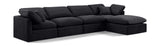 Indulge - Velvet 5 Piece Modular Sectional With Chaise