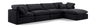 Indulge - Velvet 5 Piece Modular Sectional With Chaise