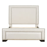 Upholstered Bed With Slats Support, No Box Spring Needed