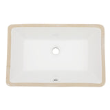 Modern Ceramic Undermount Bathroom Sink With Overflow, High Quality