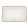 Modern Ceramic Undermount Bathroom Sink With Overflow, High Quality