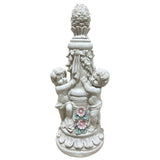 Children Garden Climbing Statues - Antique Gray White