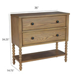 2 Drawer Accent Chest - Natural