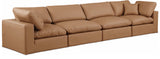 Comfy - Faux Leather Modular Sofa 4 Seats