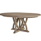 Round Dining Extendable Dining Table - Sand
