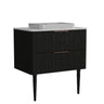 Elena - Modern Bathroom Vanity With Sink With Ample Storage, 2 Soft Close Drawers